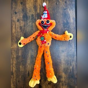 Christmas Huggy Wuggy, ORANGE Huggy Wuggy in Christmas Costume